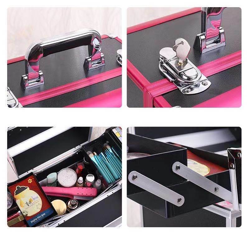 Large Aluminum Box Manicure Case Beauty Case Cosmetic Case