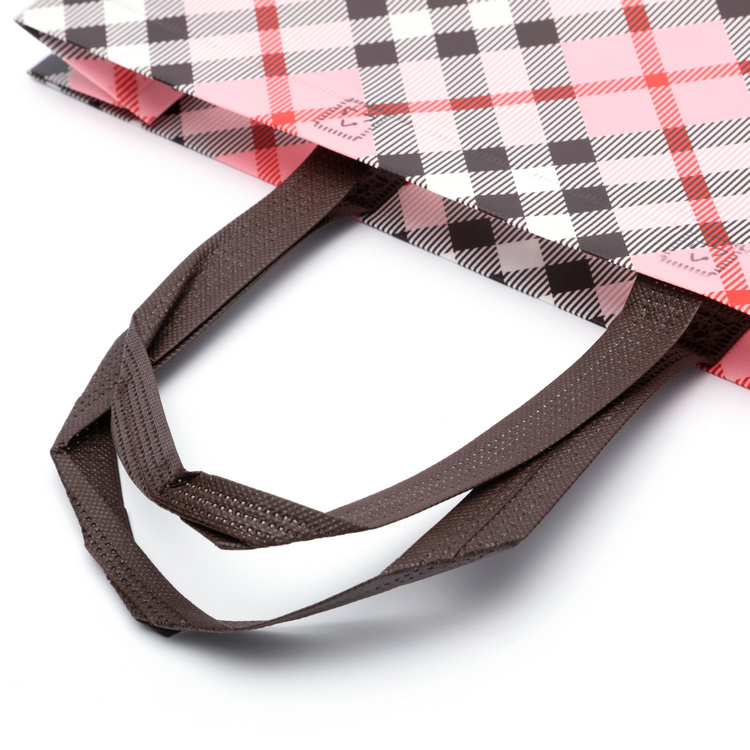 Promotional Shopping Tote Bag Wholesale Custom Logo Shopping with Button Non-Woven Bag