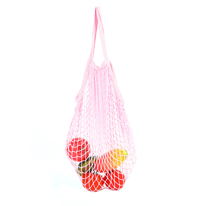 Eco-Friendly Colorful Fruits Vegetables Grocery Shopping Mesh Net Bag