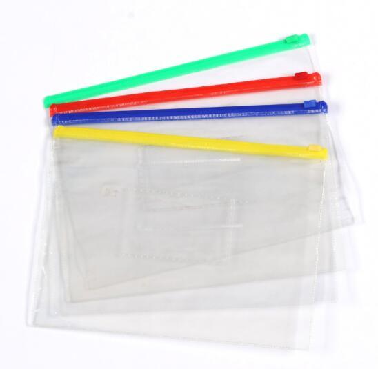 Promotional Cheap PVC Zip File Bag Print File Bag Waterproof