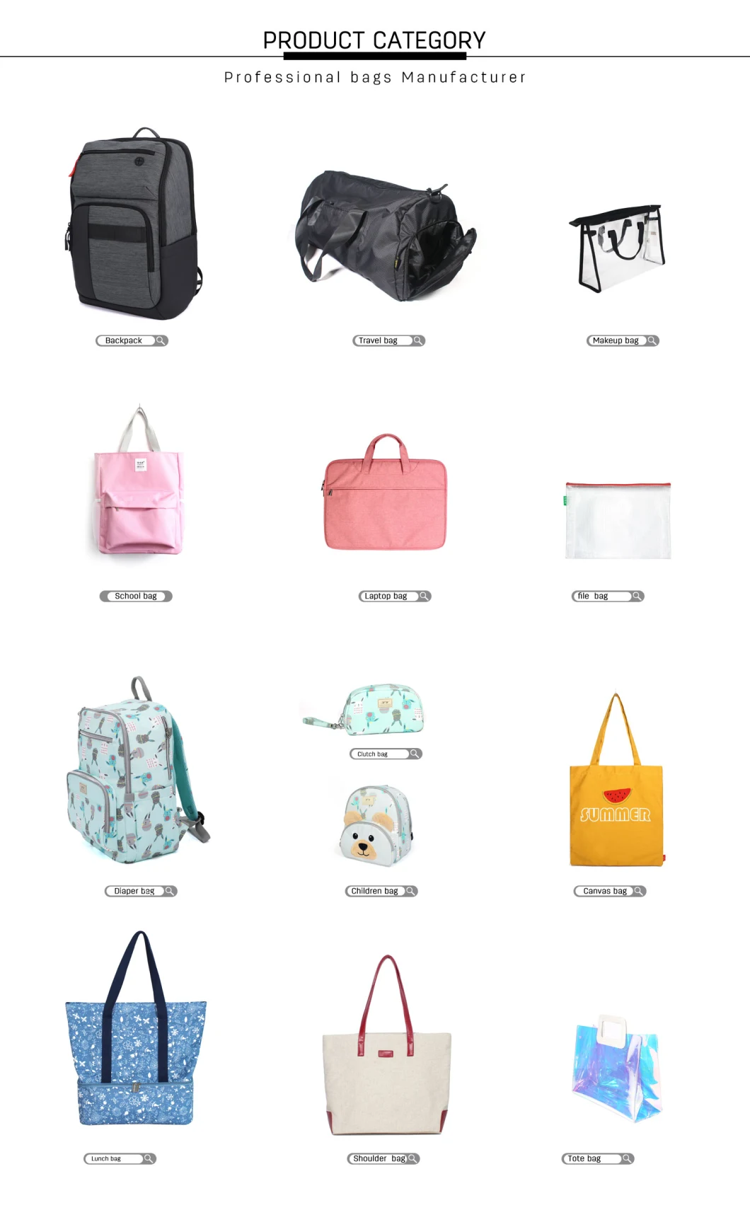 Fashion A4 Durable Portable Business Trip File Protective Document Bag