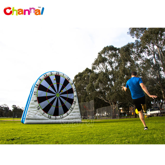 Giant White Inflatable Dartboard Inflatable Football Dart for Sale