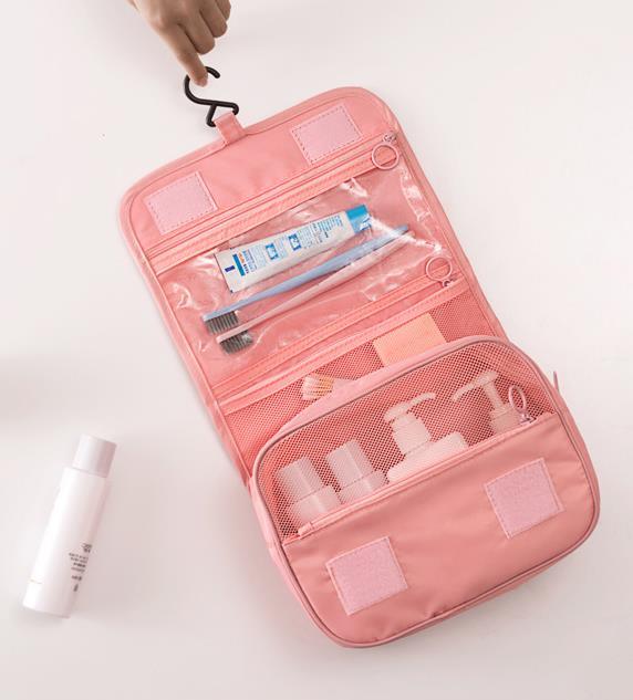 Wash Bag Many Pockets Travel Toiletry Kit Cosmetics Makeup Bag