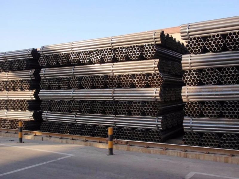 Building Material/Hollow Tube/Metal/ERW Black Round Steel Pipe