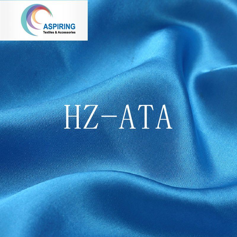 Cheap Polyester Silk Polyester Satin Fabric for Headwear