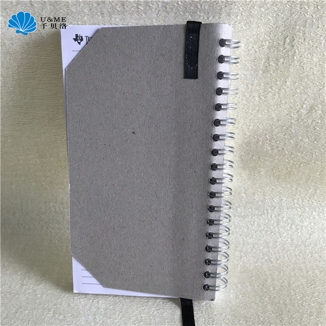 Frosted PP Cover A6 O Wire Memo Pad Spiral Hardcover School Stationery Notebook