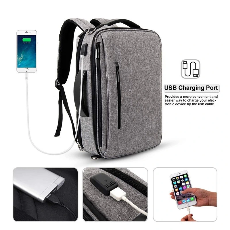 Business Laptop Backpack Multifunctional Backpack Briefcase Messenger Shoulder Bag