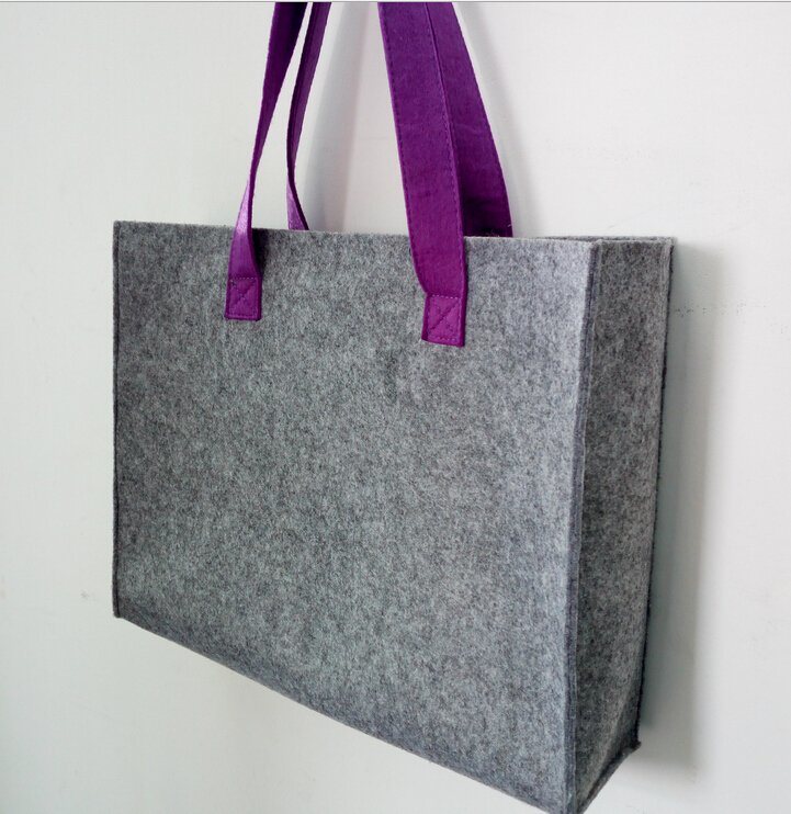 Hot Sale Promotional Felt Tote Bag, Eco Friend Felt Shopping Bag