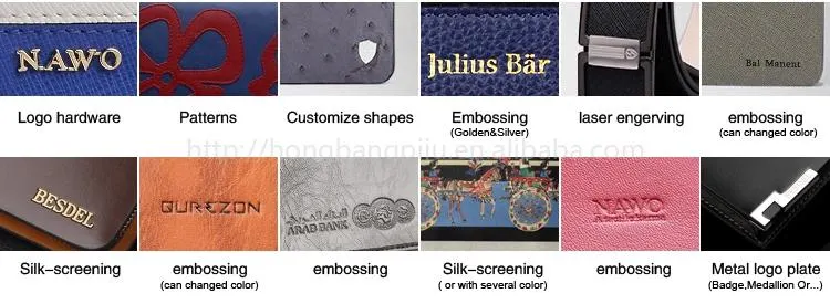 Card Holder Wallet OEM Service Stamp Your Logo Card Holder Wallet RFID