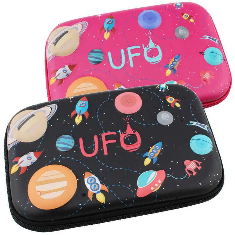 EVA Creative Cartoon UFO Stationery Box Three-Dimensional Pencil Case Large Capacity Pencil Case