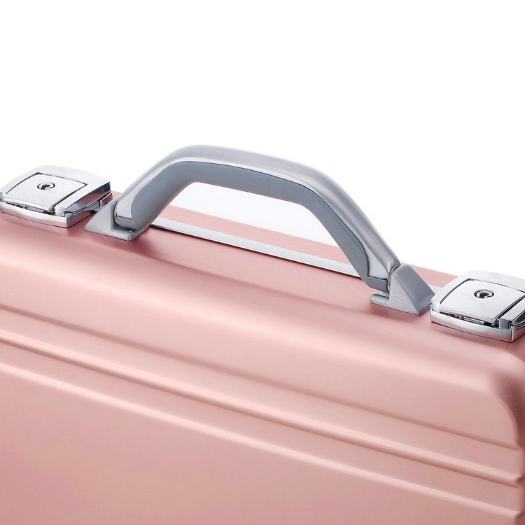 Metal Attache Briefcase Laptop Tool Bag Precision Files Aluminum Briefcase Aluminum Case with Foam