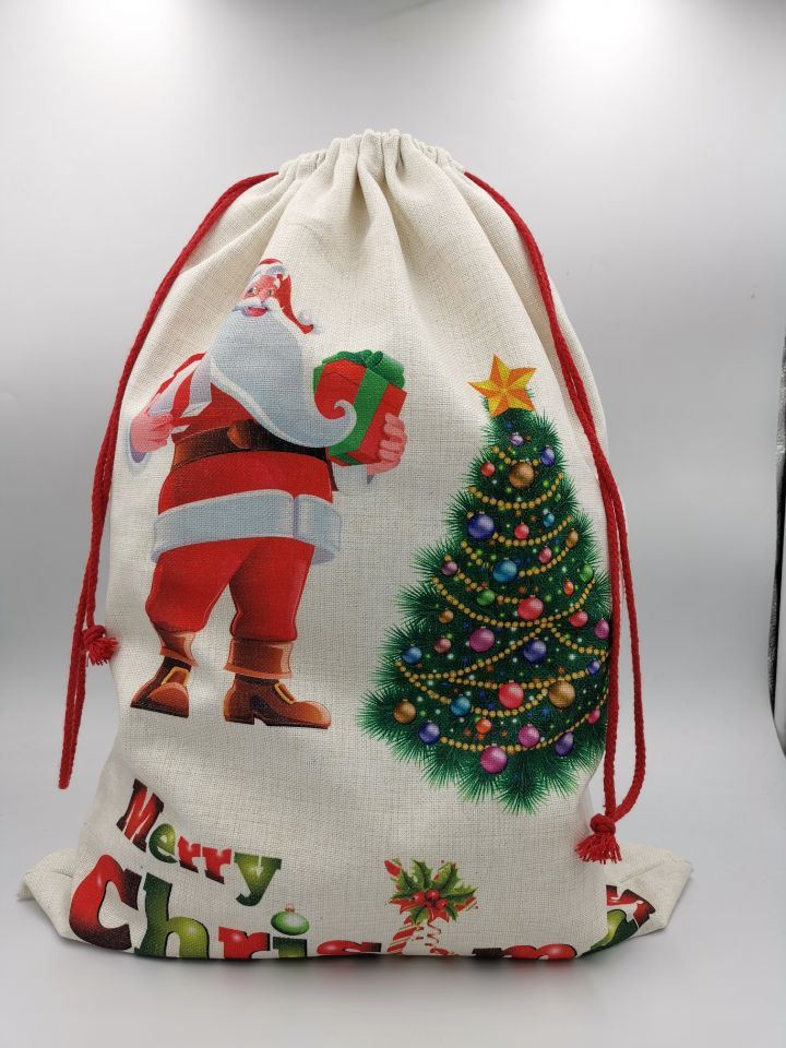 Suntek Sublimation Blank Burlap Santa Sack