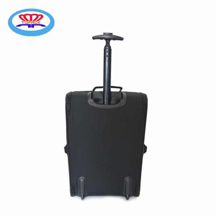 Light Weight Black Foldable Travel Trolley Bag/ Folding Trolley Case/Travel Suitcase / Day Trip Bag