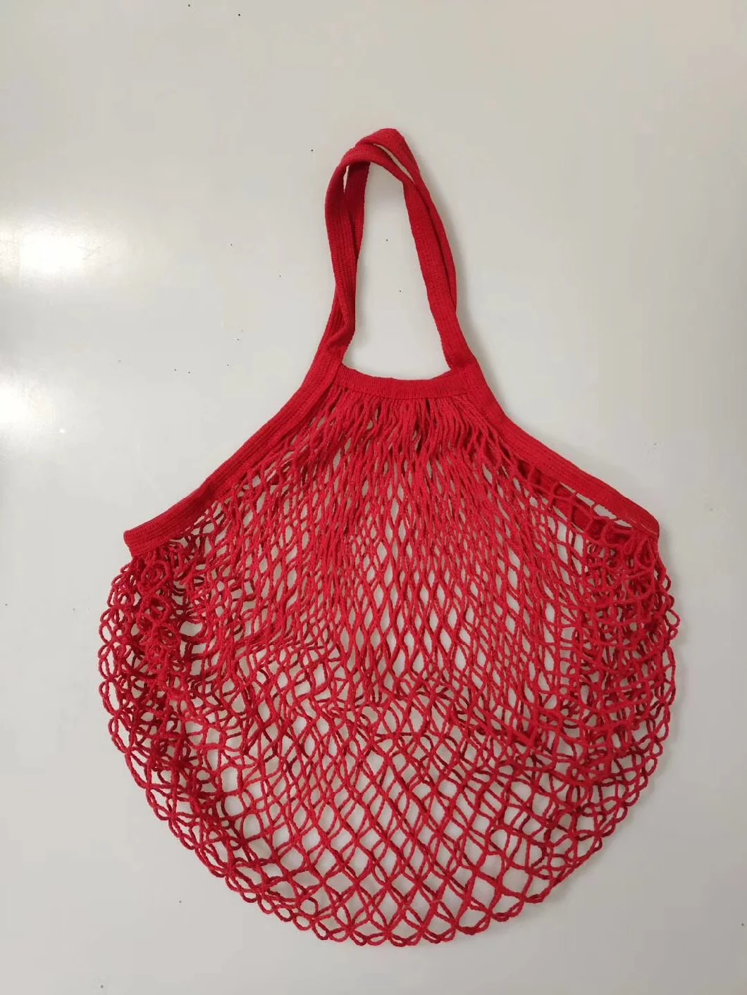 Cotton Sturdy Net Mesh Produce Shopping Tote String Bag