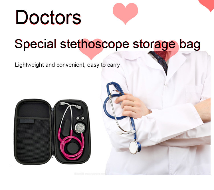 Stethoscope Storage Box Portable Travel Case Medical Household EVA Shockproof Hard EVA Case Factory