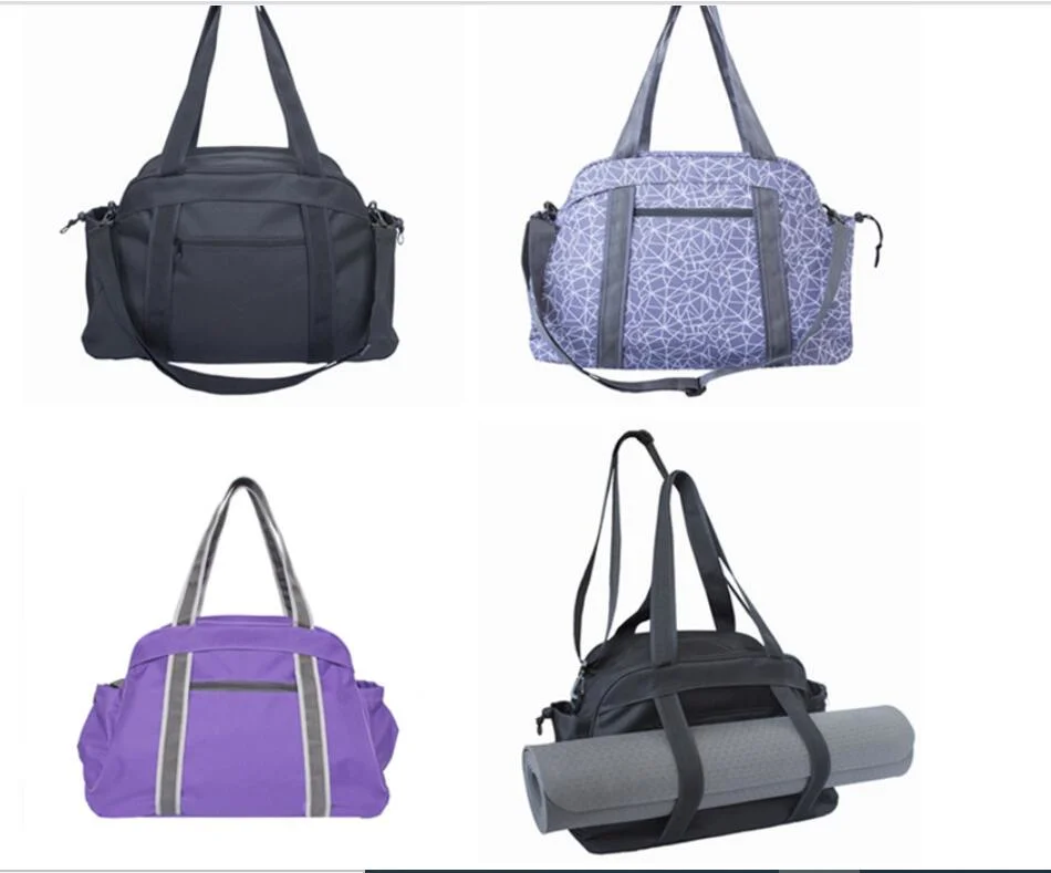 Women Yoga Bag Mat Carry Tote Bag with Adjustable Sports Bag Fitness Bag Workout Bag Sports Bag Casual Bag Yoga Mat Bag Canvas Bag Home Gym Bag Exercise Bag