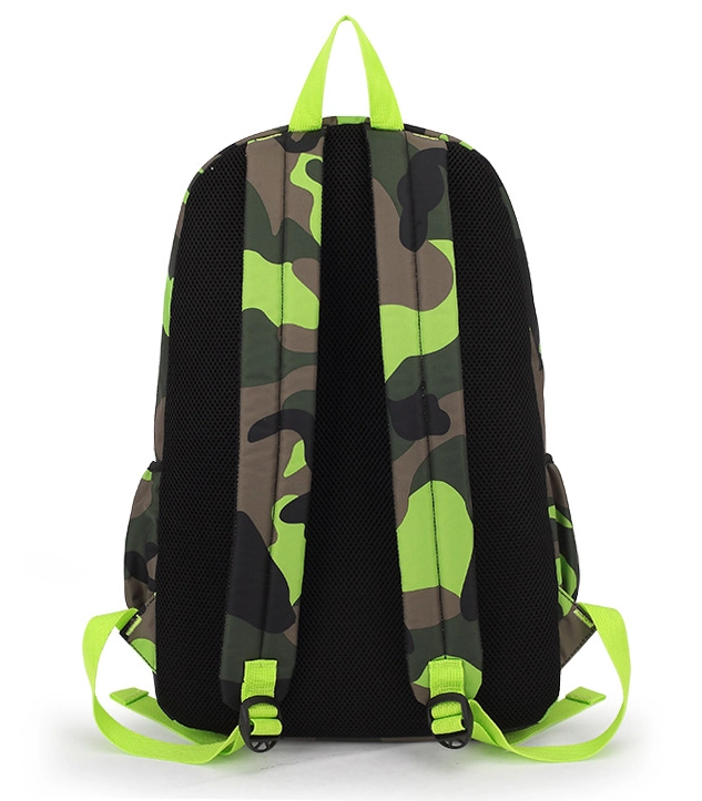 Double Shoulder Primary College School Teenager Children Students Children Camouflage Backpack Pack Bag (CY5831)