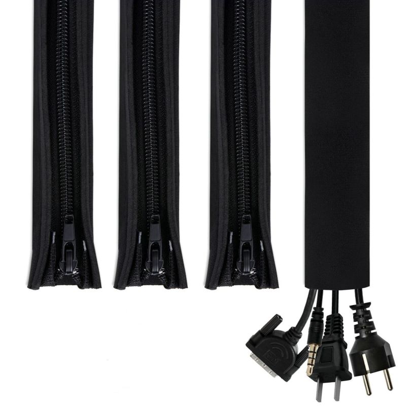 Table Cable Management Cable Wrap Zipper Wrap