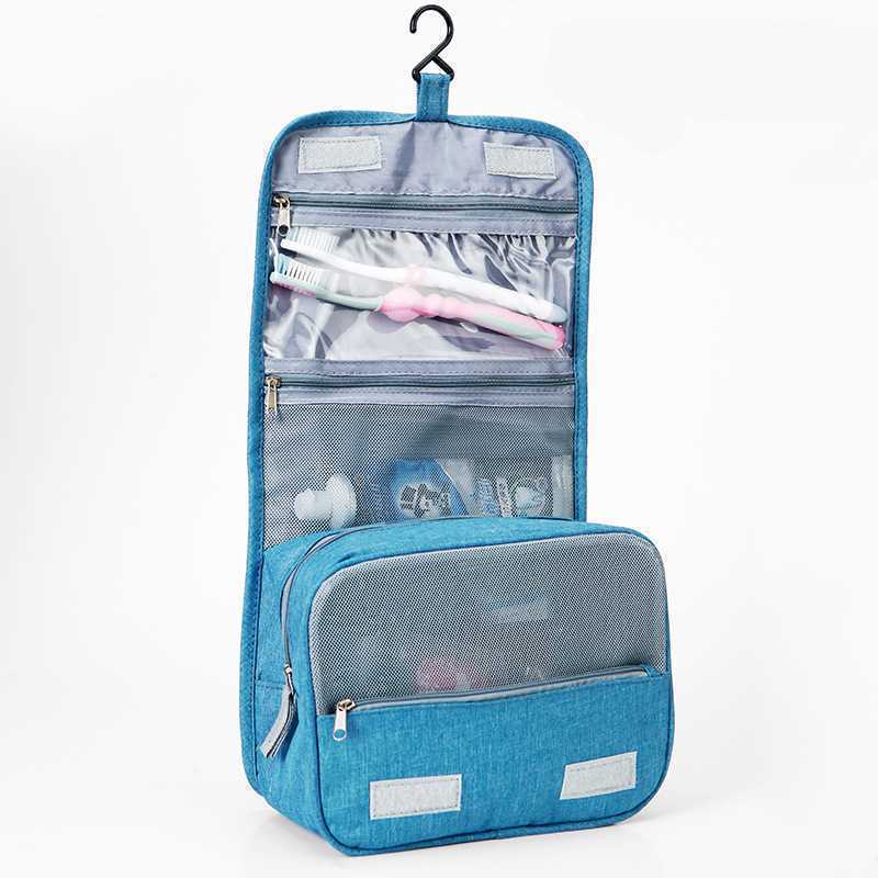 Travel Organizer Bathroom Storage Cosmetic Bag Hanging Toiletry Bag (ESG11740)