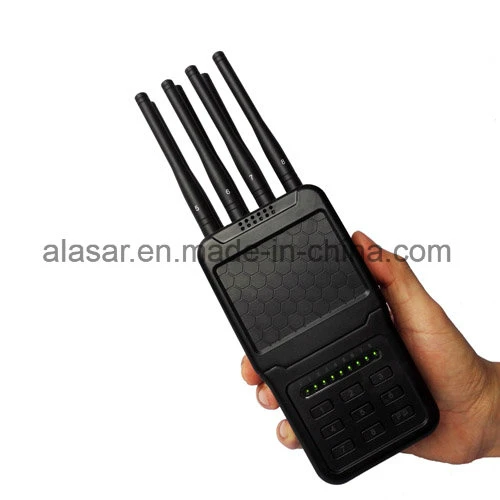 8 Bands Portable Bag Handheld Each Band Switch Button Mobile Signal Jammer