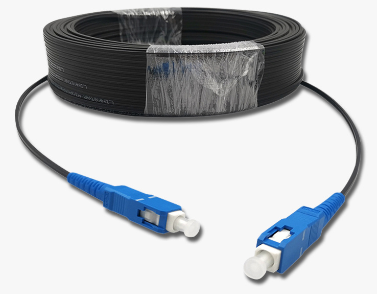 FTTH Drop Cable Patchcord, with Messenger /Without Messenger, Singlemode G652D, G657A1, G657A2, Sc/APC, Sc/Upc, SC/PC Connector or Customized