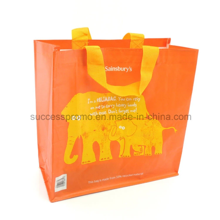 Custom PP Woven Laminated Bag, Tote Bag, Reusable Shopping Bag