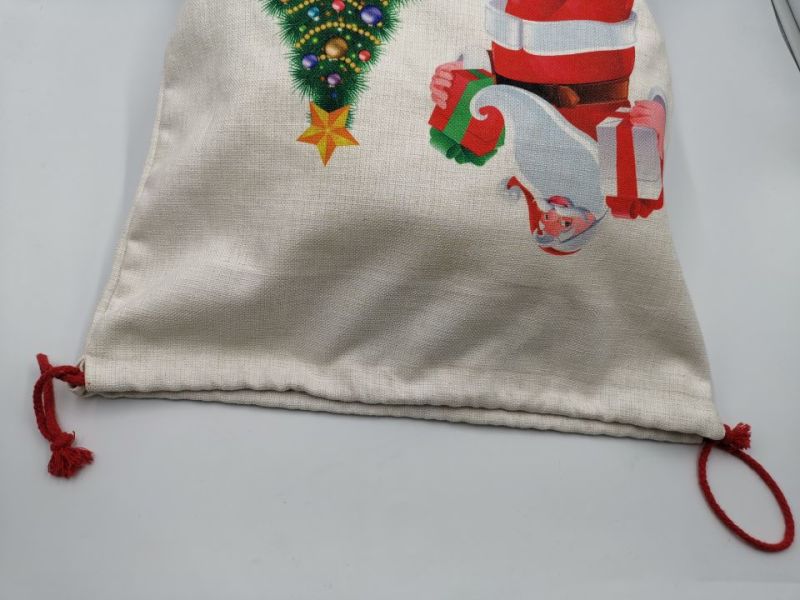 Suntek Sublimation Blank Burlap Santa Sack