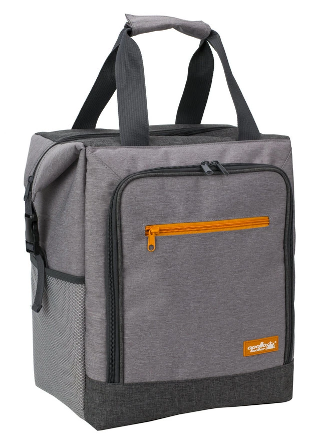Lunch Cooler Bag with Zip Pockets and Net Side Pockets