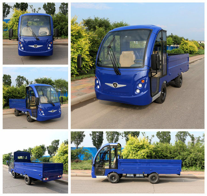 Chinese 3 Ton Low Speed Electric Loading Truck for Company Loading