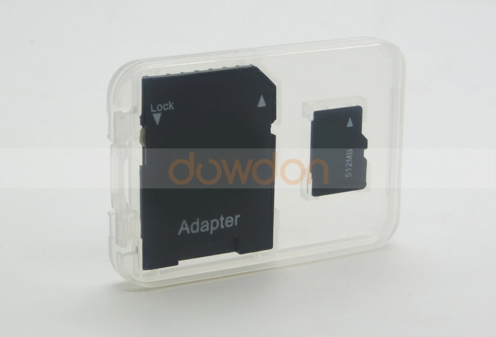 Super Thin 2 in 1 Protective Transparent Plastic Memory Card Case for SD Micro SD Card