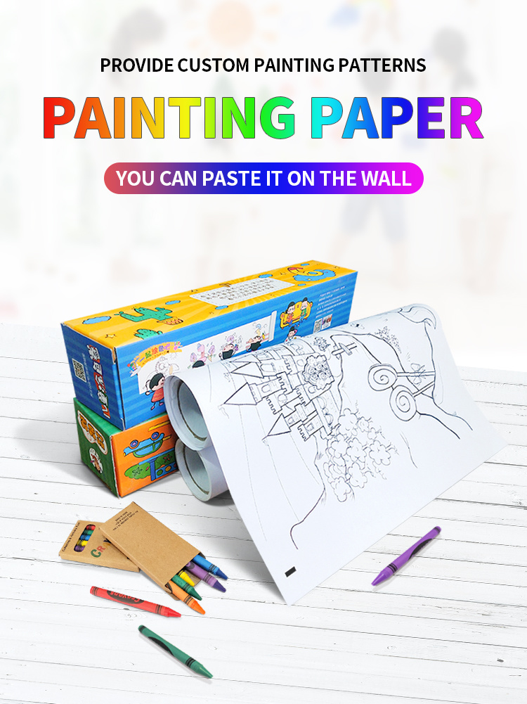 Printing Watercolor Drawing Paper Kids Drawing Paper Roll