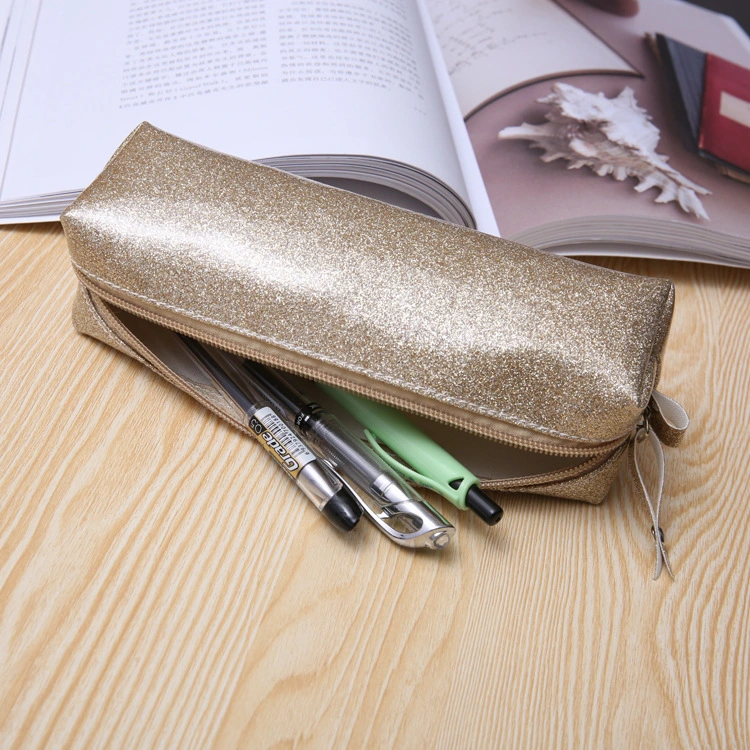 Glittery Office Stationery Children School Pen Bag Pencil Case