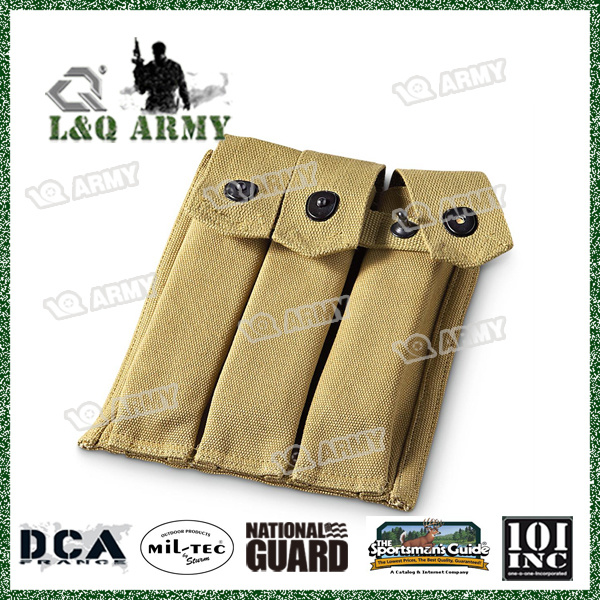 Military 3-Cell Thompson Canvas Pouch