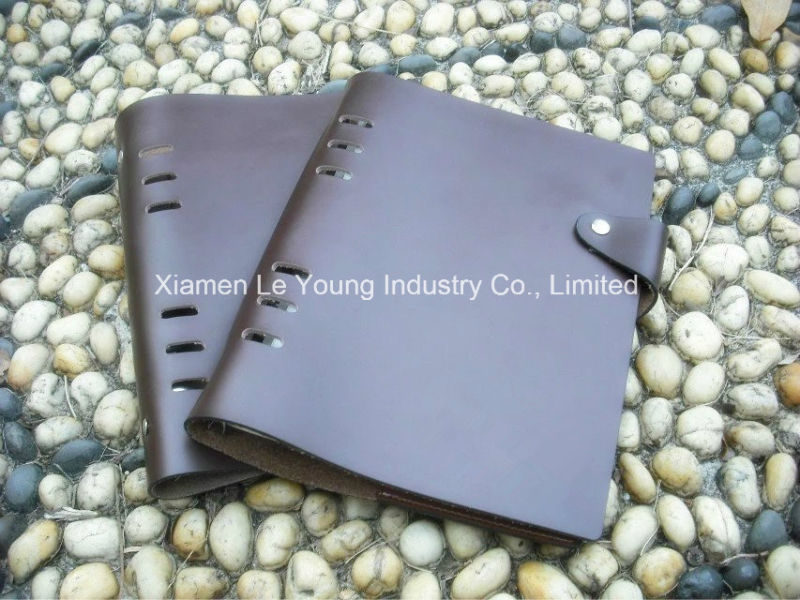 Soft Leather Agenda Conference Folder Binder with Notepad