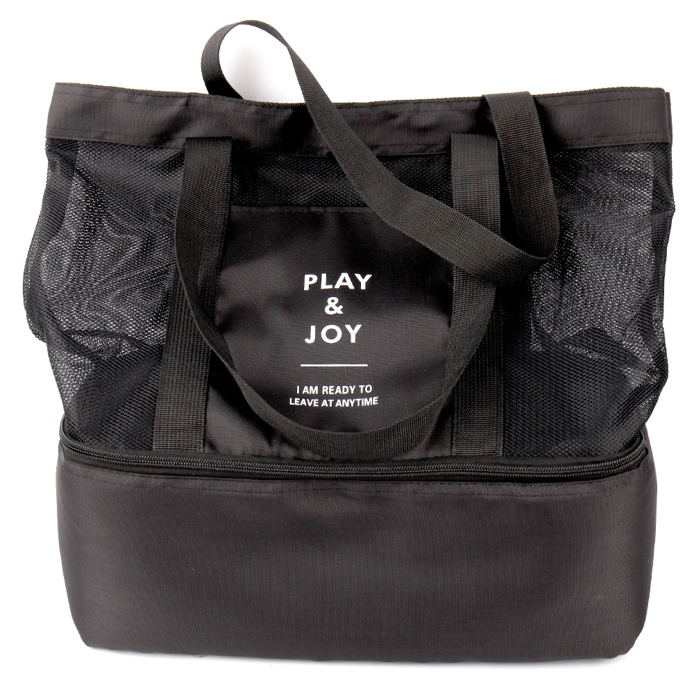 Women Simple Functional Portable Foldable Shopping Bag Balck Tote Bags Package Crossbody Bags Purses Casual Handbag