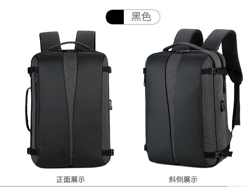 Anti-Theft USB Charging Men Briefcase Notebook Bags Business Laptop Travel Backpack