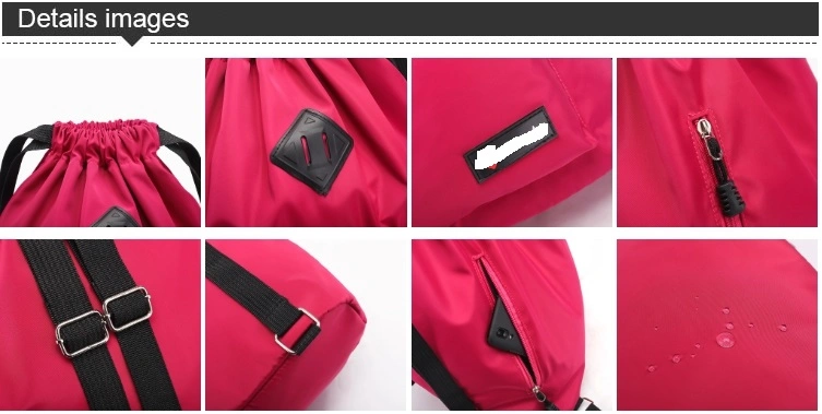 Wholesale Custom Logo Gym Drawstring Gift Bags Women Yoga Bag Backpacks
