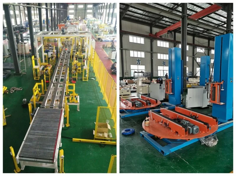 Construction Material Strapping Wrapping Machine with Roping Device