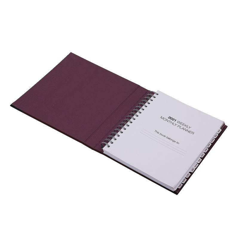 Fashion Custom A5 Loose-Leaf Leather Organizer Notebook