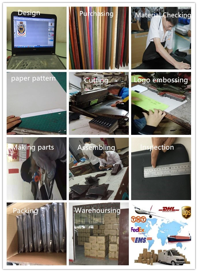 Ultra Thin Handmade Leather Pad Folio Folder Professional Padfolio Organizer Business Portfolio with Zipper