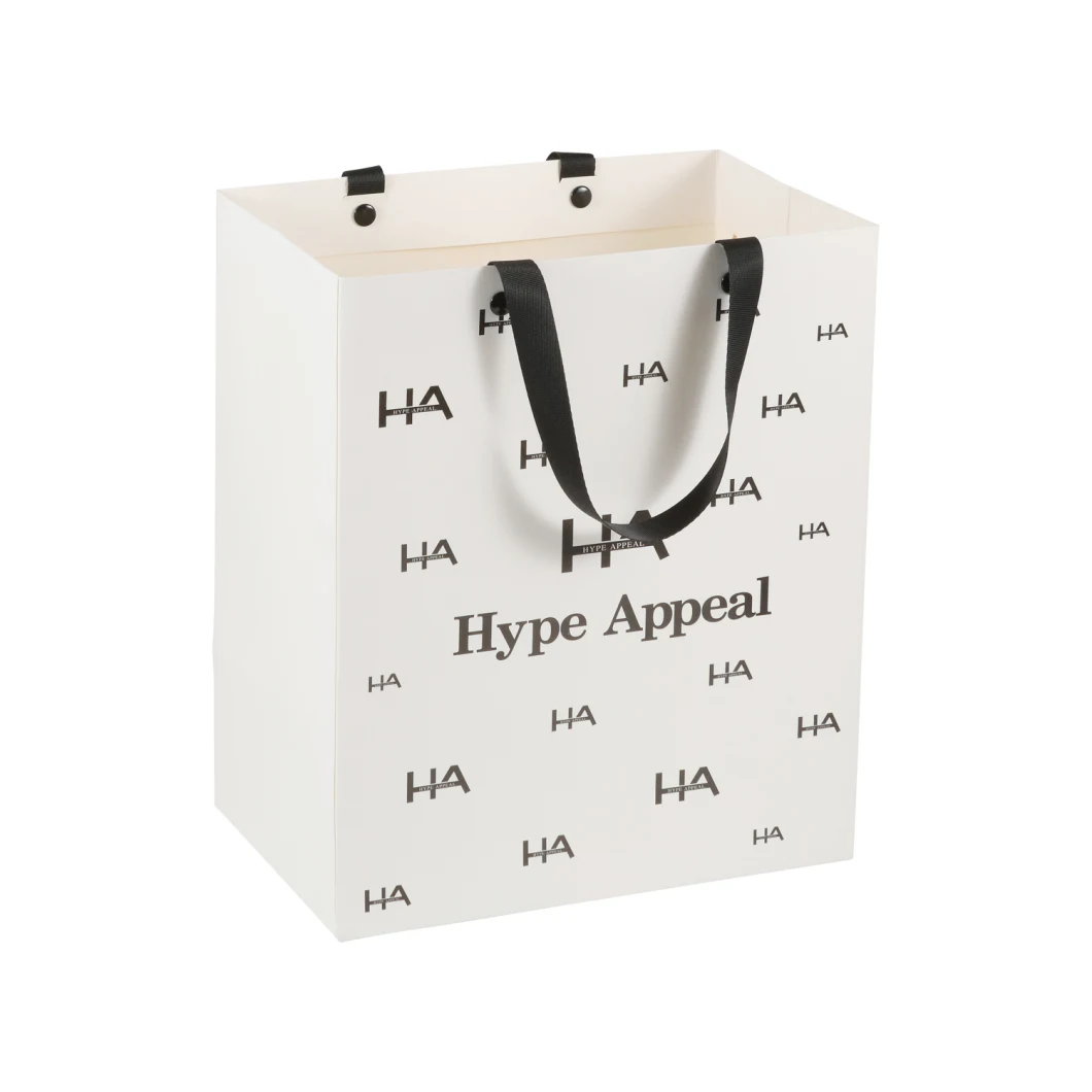 High Quality Luxury Custom Printed Logo Gift Paper Bags Carry Paper Shopping Bags with Handle