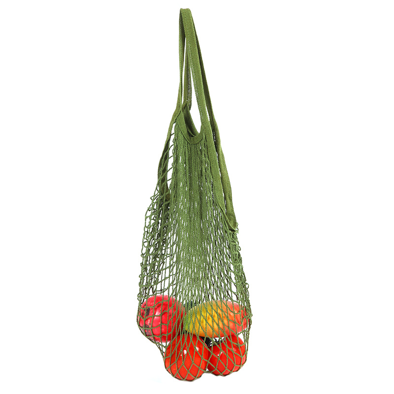 Eco-Friendly Colorful Fruits Vegetables Grocery Shopping Mesh Net Bag