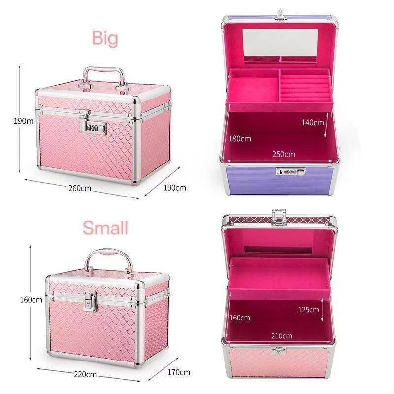Beauty Case Makeup Case with Logo Aluminum Cosmetic Case