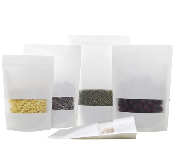 Dried Food Paper Pouch Zip Lock Stand up Pouch Paper Packaging Pouch