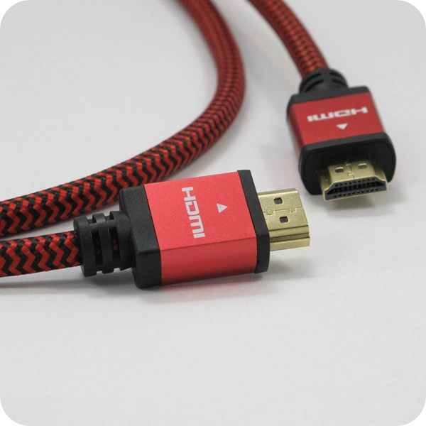 1.5m 4K 3D High Speed HDMI Cable with Ethernet Cotton Mesh Aluminium Alloy Case