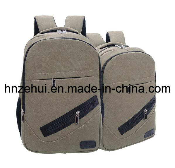 Leisure Canvas Computer Backpack High School Student Backpack Laptop Bag