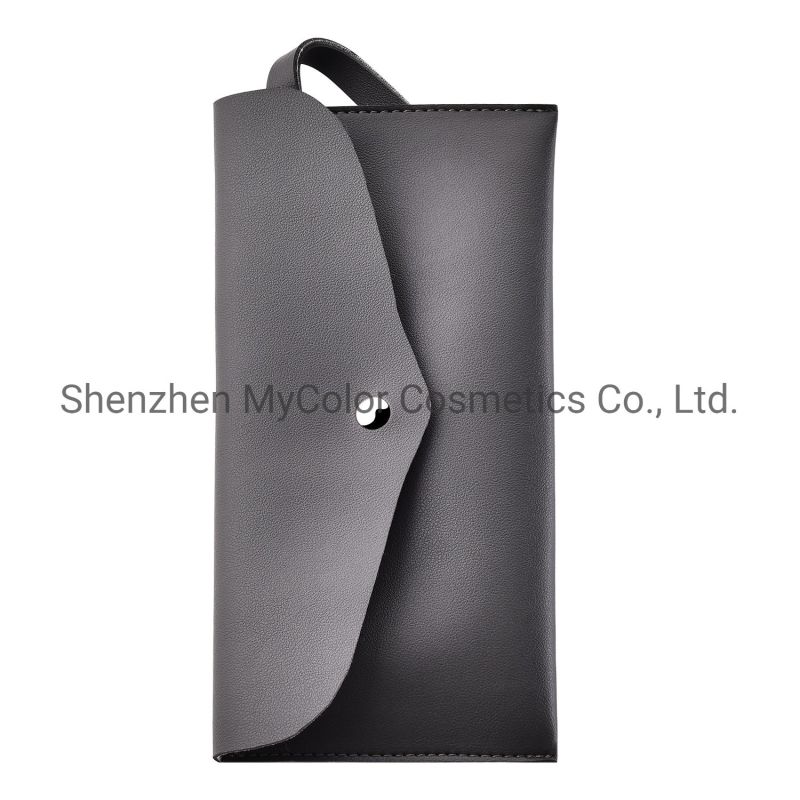 Portable Cosmetic Packing Bag Luxury PU Leather Cosmetic Makeup Brush Bag