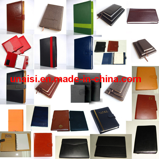 A5 Size Loose-Leaf Notebook PU Leather Diary Filofax for Gift