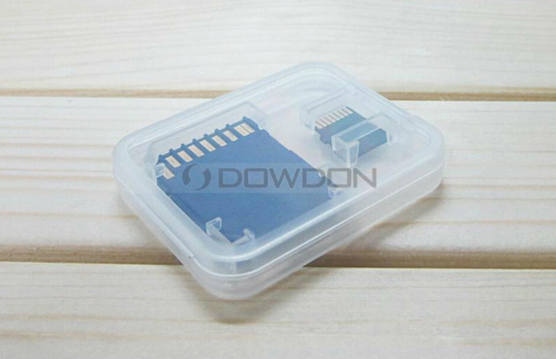Wholesale Price 2 in 1 Plastic Memory Card Case for Micro SD Card SD Card