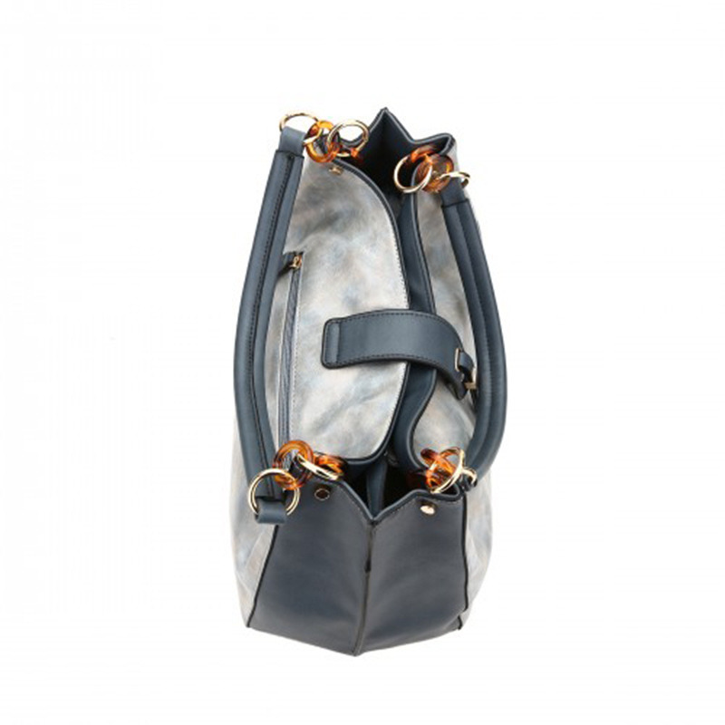 Unique Design High Quality PU Leather Hobo Handbag for Ladies
